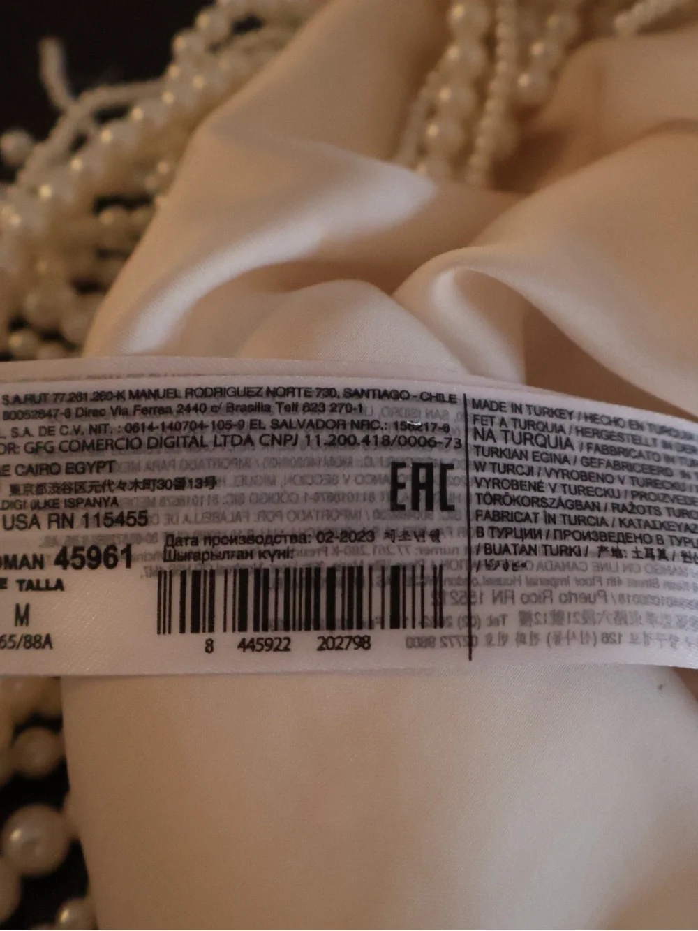Mango Ivory Beaded Fringe Halter Neck Dress - Picture 6 of 7